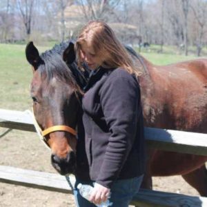 Colleen Segarra with Brown Horse