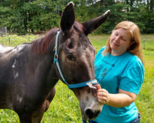 Colleen Segarra of Equine Rescue Resource (ERR) and Randy