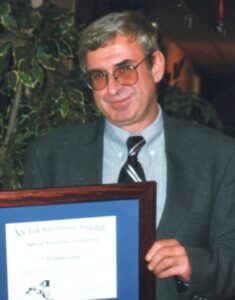 Bill Lloyd receiving NYSHA's Special Award for Leadership